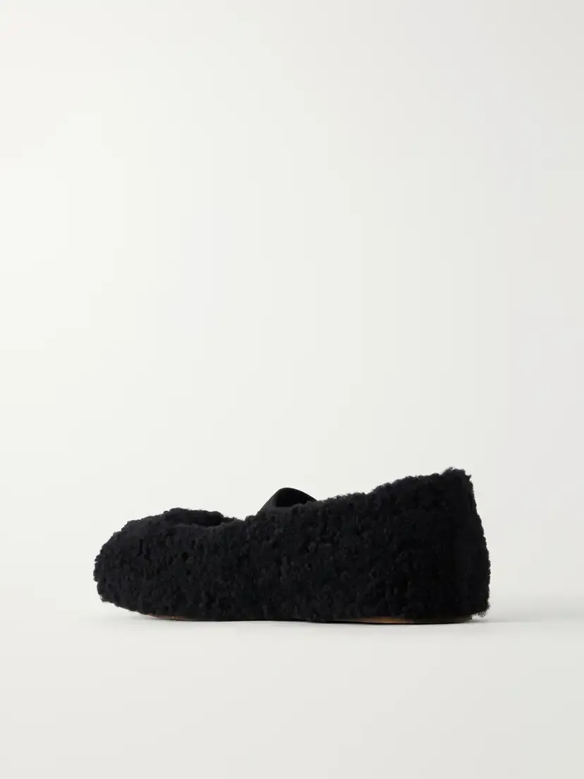 Moon Boot Shearling Ballet Flats | Thumbnail 3 Moon Boot Shearling Ballet Flats | Thumbnail 3