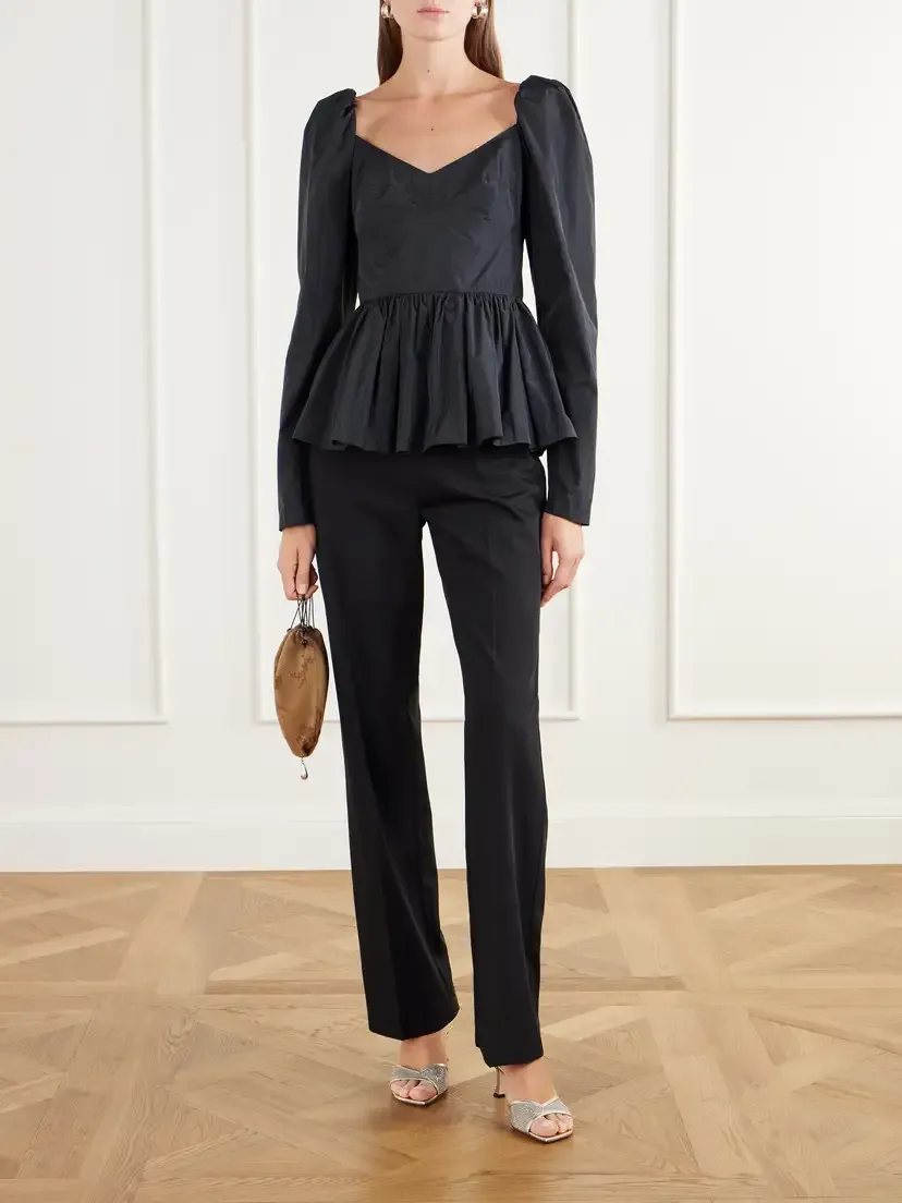 Stella McCartney Peplum Taffeta Blouse | Thumbnail 2