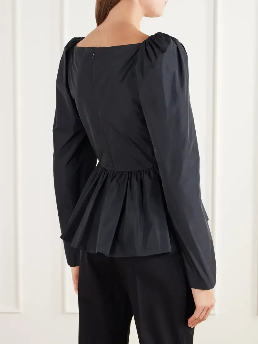 Stella McCartney Peplum Taffeta Blouse | Thumbnail 3