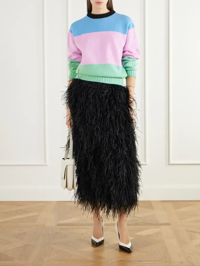 JW Anderson Color-block Intarsia-knit Wool Sweater | Thumbnail 6