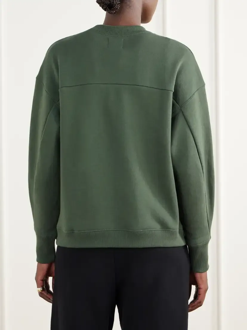 Jamie Haller The Baggy Crew French Cotton-terry Sweatshirt | Thumbnail 4