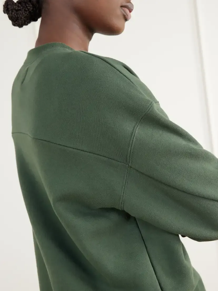 Jamie Haller The Baggy Crew French Cotton-terry Sweatshirt | Thumbnail 5