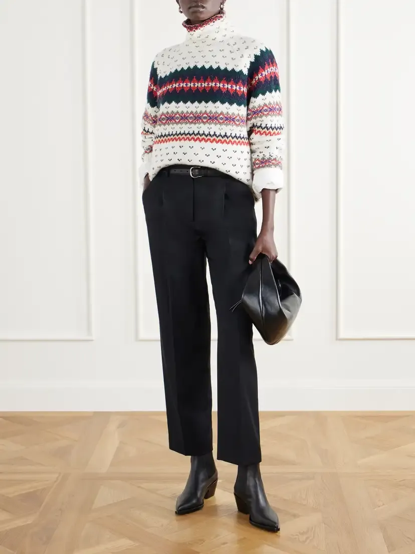 Polo Ralph Lauren Fair Isle Intarsia-knit Cotton And Wool-blend Turtleneck Sweater | Thumbnail 2 Polo Ralph Lauren Fair Isle Intarsia-knit Cotton And Wool-blend Turtleneck Sweater | Thumbnail 2