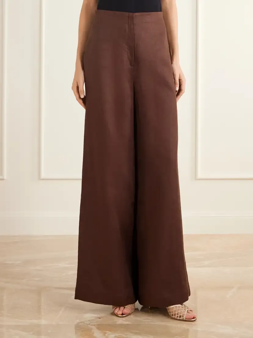 ANDRES OTALORA Salmar Linen-woven Wide-leg Pants | Thumbnail 3 ANDRES OTALORA Salmar Linen-woven Wide-leg Pants | Thumbnail 3