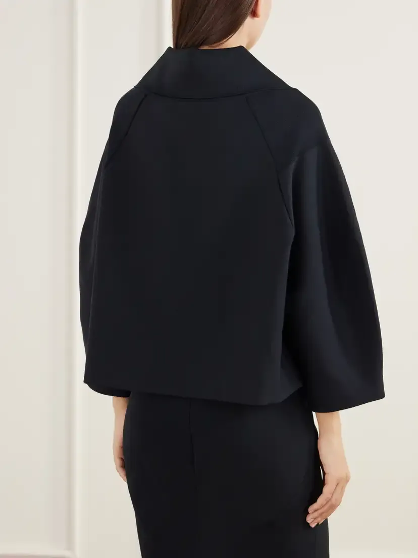 Givenchy Cropped Cocoon Double-faced Knitted Jacket | Thumbnail 3