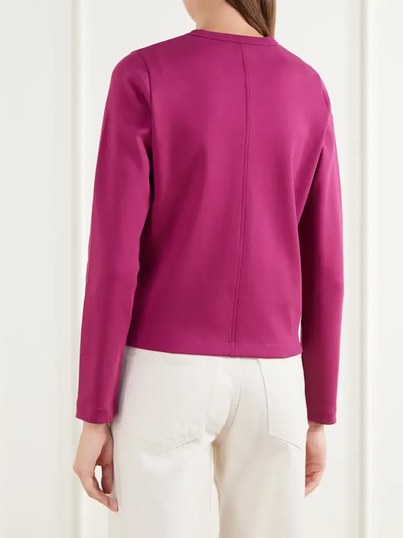 FLORE FLORE Poppy Organic Cotton-jersey Cardigan | Thumbnail 4 FLORE FLORE Poppy Organic Cotton-jersey Cardigan | Thumbnail 4
