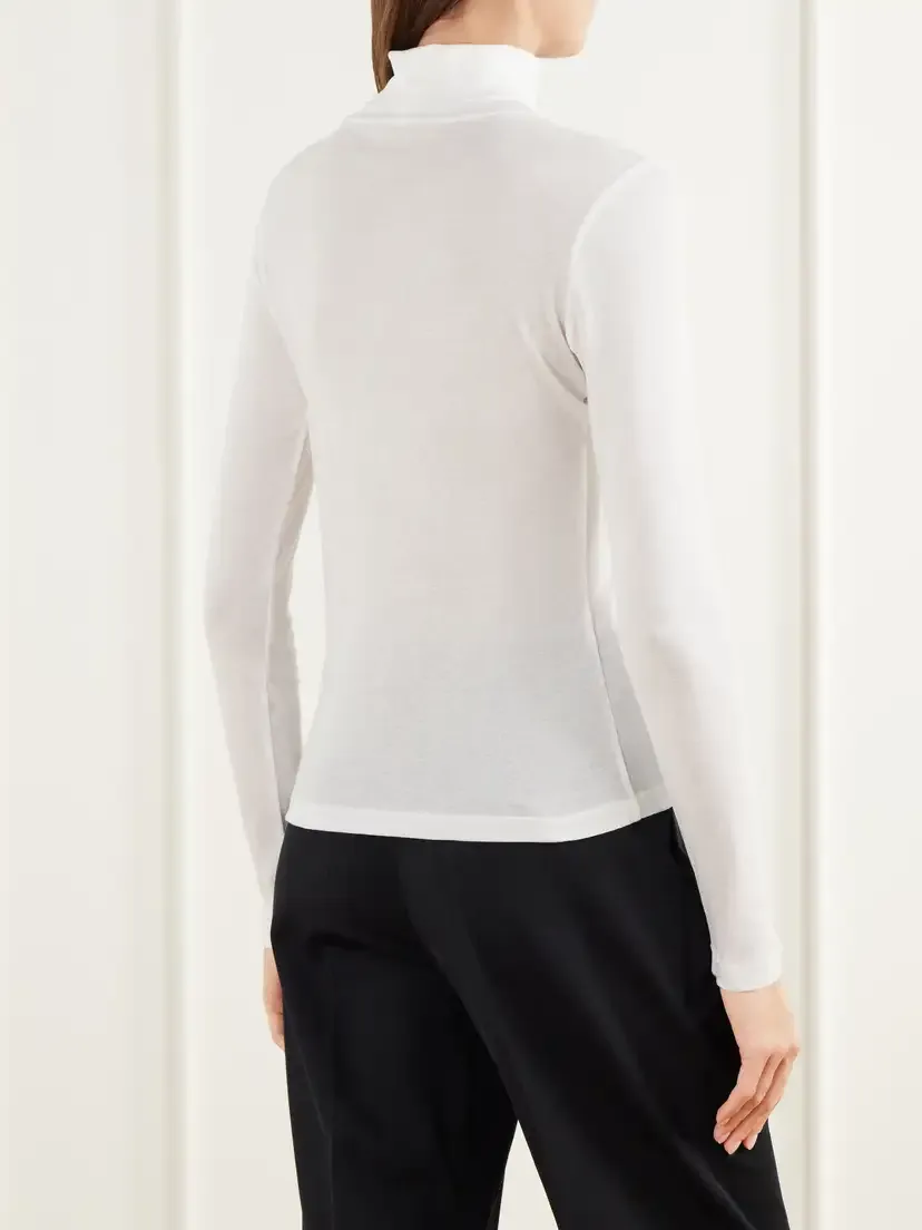 FLORE FLORE Dinah Organic Cotton Turtleneck T-shirt | Thumbnail 4 FLORE FLORE Dinah Organic Cotton Turtleneck T-shirt | Thumbnail 4