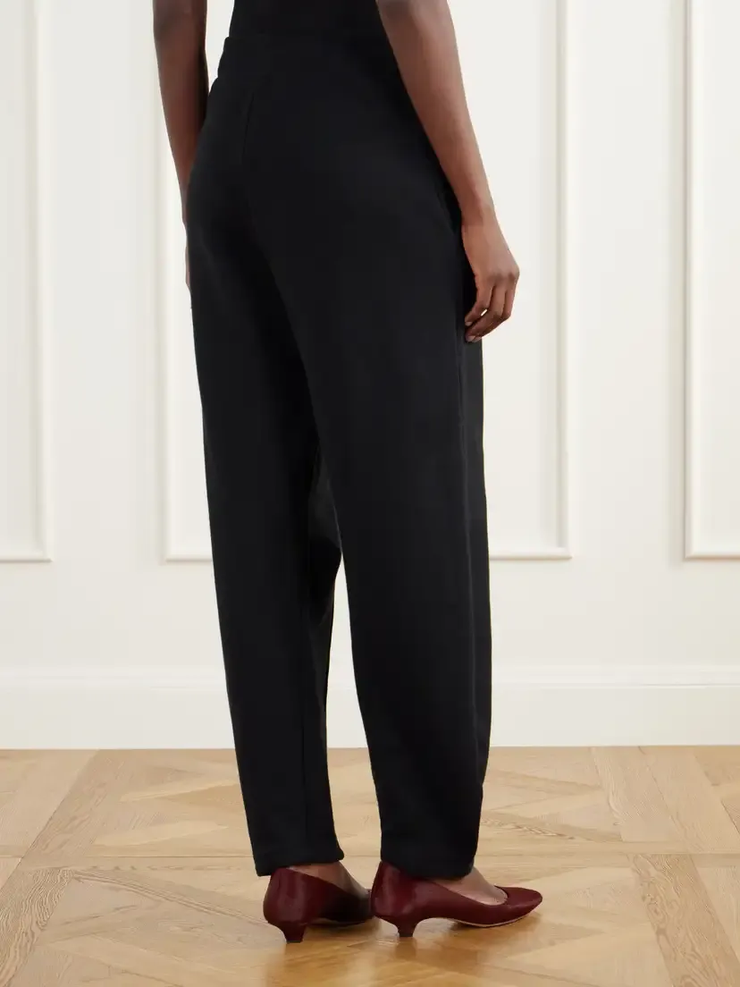 Jamie Haller The Pintuck Cotton-jersey Tapered Pants | Thumbnail 4