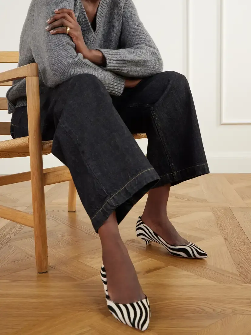 Jamie Haller The Kitty Point 30 Zebra-print Calf-hair Pumps | Thumbnail 2 Jamie Haller The Kitty Point 30 Zebra-print Calf-hair Pumps | Thumbnail 2