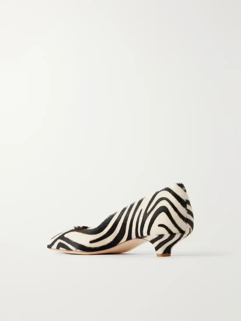 Jamie Haller The Kitty Point 30 Zebra-print Calf-hair Pumps | Thumbnail 3 Jamie Haller The Kitty Point 30 Zebra-print Calf-hair Pumps | Thumbnail 3