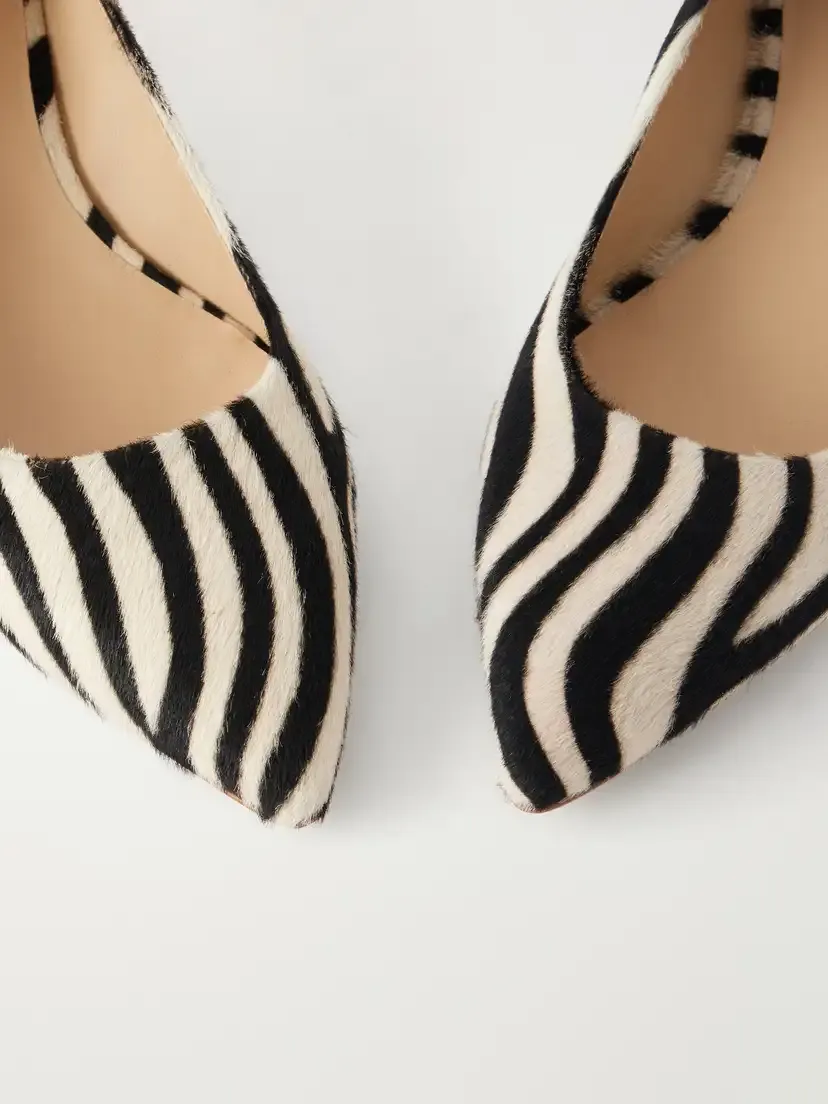 Jamie Haller The Kitty Point 30 Zebra-print Calf-hair Pumps | Thumbnail 5 Jamie Haller The Kitty Point 30 Zebra-print Calf-hair Pumps | Thumbnail 5