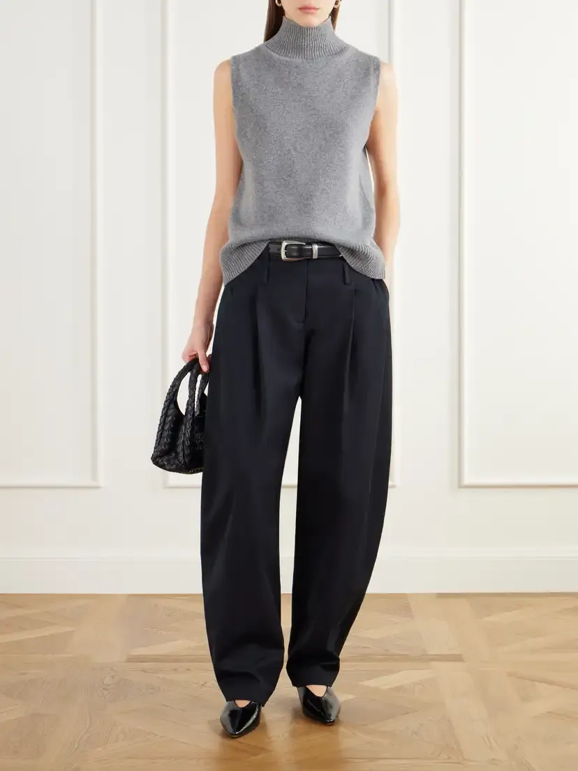 Brandon Maxwell The Dean Cotton-canvas Barrel-leg Pants | Thumbnail 2 Brandon Maxwell The Dean Cotton-canvas Barrel-leg Pants | Thumbnail 2