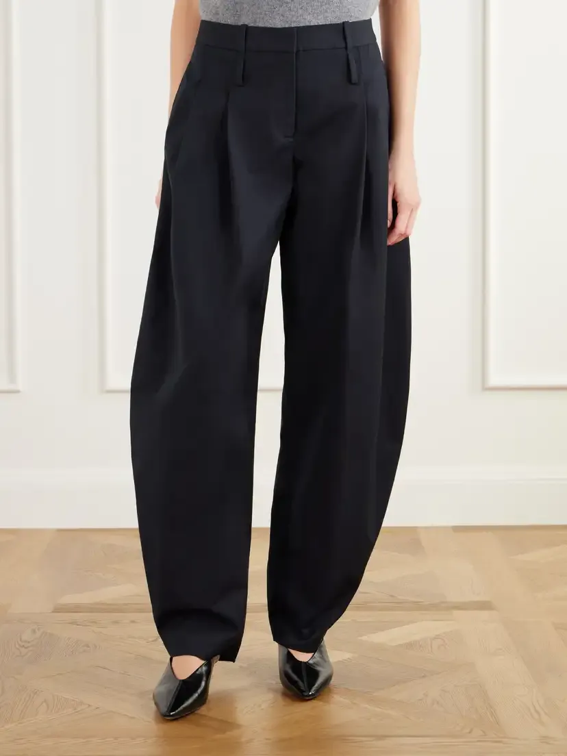 Brandon Maxwell The Dean Cotton-canvas Barrel-leg Pants | Thumbnail 3 Brandon Maxwell The Dean Cotton-canvas Barrel-leg Pants | Thumbnail 3