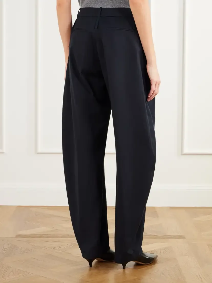 Brandon Maxwell The Dean Cotton-canvas Barrel-leg Pants | Thumbnail 4 Brandon Maxwell The Dean Cotton-canvas Barrel-leg Pants | Thumbnail 4