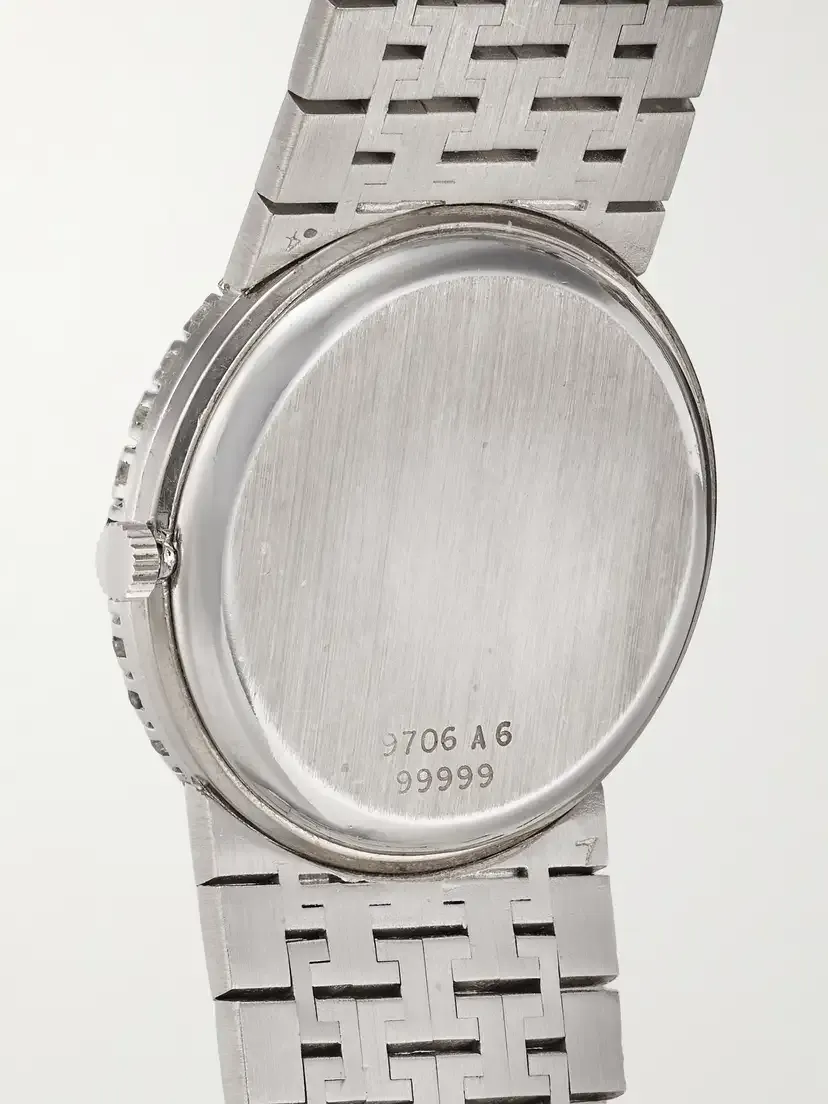 Stephanie Windsor + Piaget Vintage 1964 Tradition Hand-wound 18-karat White Gold, Lapis Lazuli, Diamond And Sapphire Watch, Ref. 9706 A6 (6" Wrist) | Thumbnail 4 Stephanie Windsor + Piaget Vintage 1964 Tradition Hand-wound 18-karat White Gold, Lapis Lazuli, Diamond And Sapphire Watch, Ref. 9706 A6 (6" Wrist) | Thumbnail 4