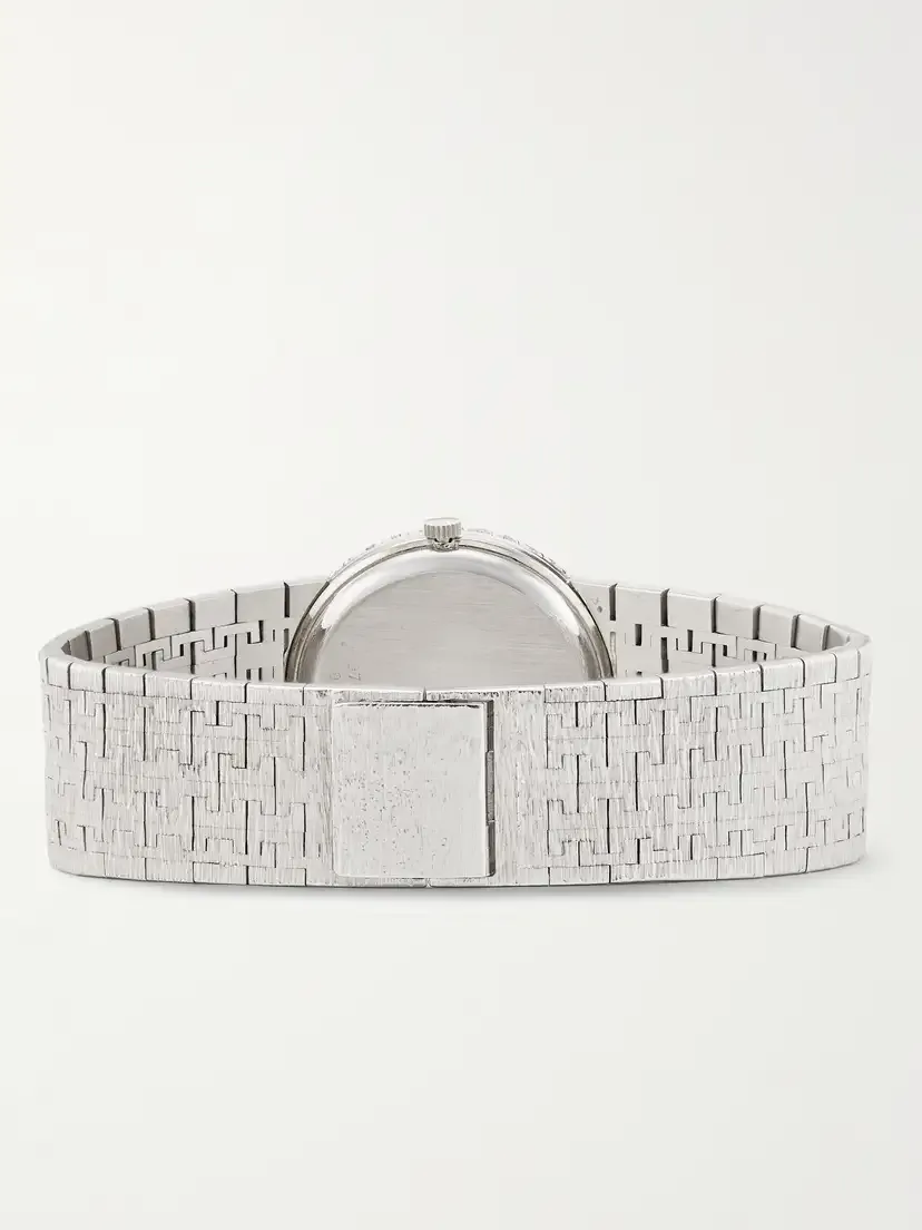 Stephanie Windsor + Piaget Vintage 1964 Tradition Hand-wound 18-karat White Gold, Lapis Lazuli, Diamond And Sapphire Watch, Ref. 9706 A6 (6" Wrist) | Thumbnail 5 Stephanie Windsor + Piaget Vintage 1964 Tradition Hand-wound 18-karat White Gold, Lapis Lazuli, Diamond And Sapphire Watch, Ref. 9706 A6 (6" Wrist) | Thumbnail 5