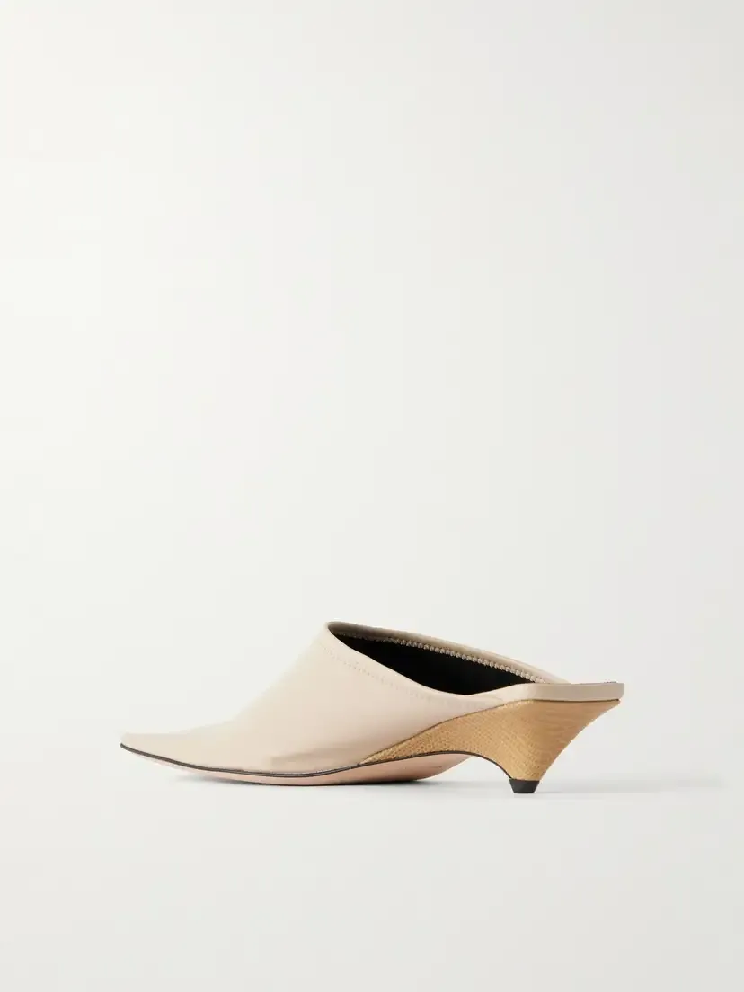 CHRISTEN Edge Stretch 35 Leather Mules | Thumbnail 3 CHRISTEN Edge Stretch 35 Leather Mules | Thumbnail 3