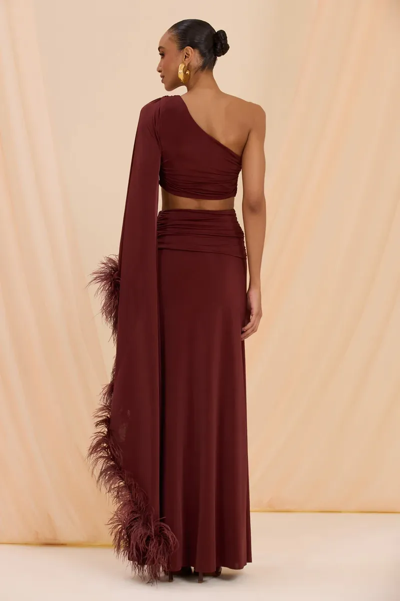 PatBo HELO JERSEY ONE SHOULDER GOWN | Thumbnail 2 PatBo HELO JERSEY ONE SHOULDER GOWN | Thumbnail 2