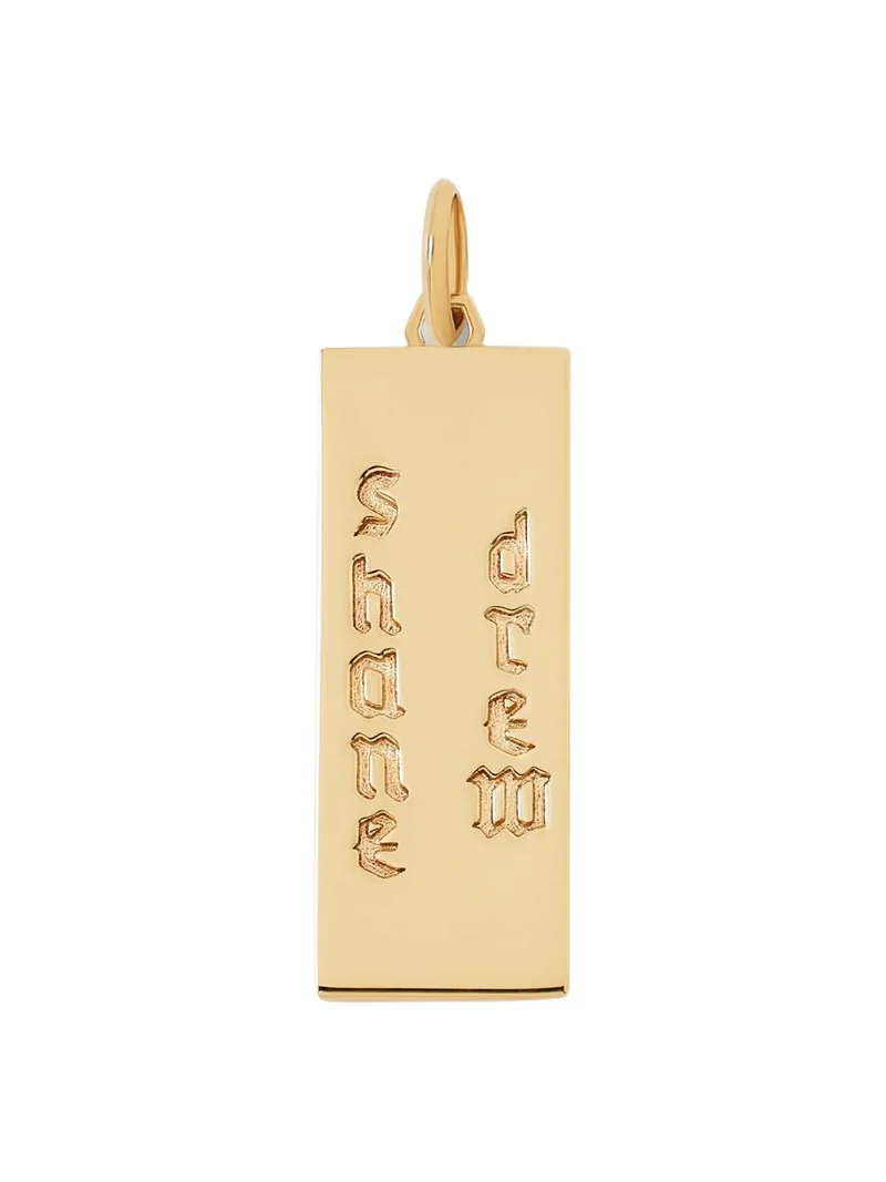 Jennifer Fisher Jennifer Fisher Personalized Classic Dog Tag 14K Yellow Gold