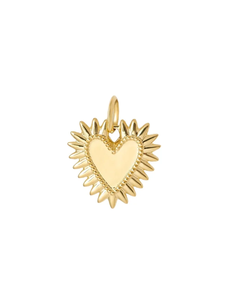 Jennifer Fisher Personalized Small Fierce Heart 14K Yellow Gold Jennifer Fisher Personalized Small Fierce Heart 14K Yellow Gold