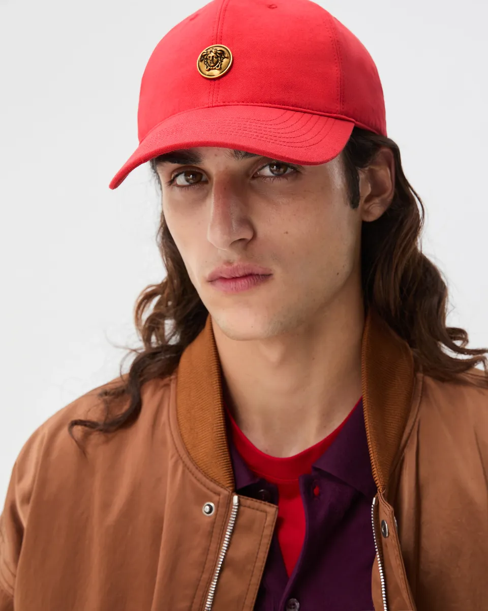 Versace Cotton Baseball Cap | Thumbnail 2 Versace Cotton Baseball Cap | Thumbnail 2