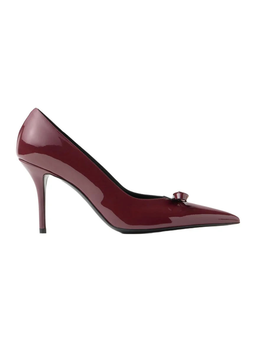 Versace Camille Patent Leather Pumps 85 mm