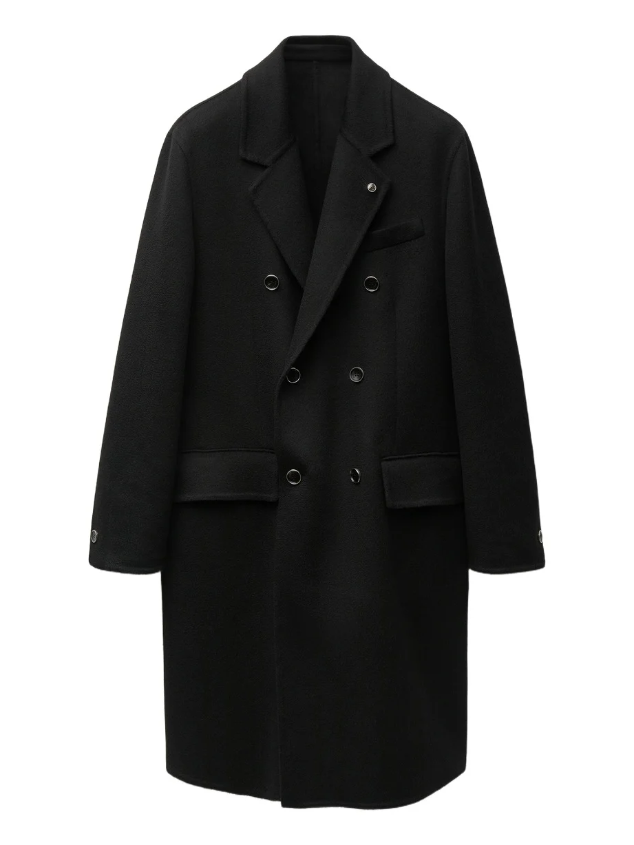 Versace Double Wool & Cashmere Coat