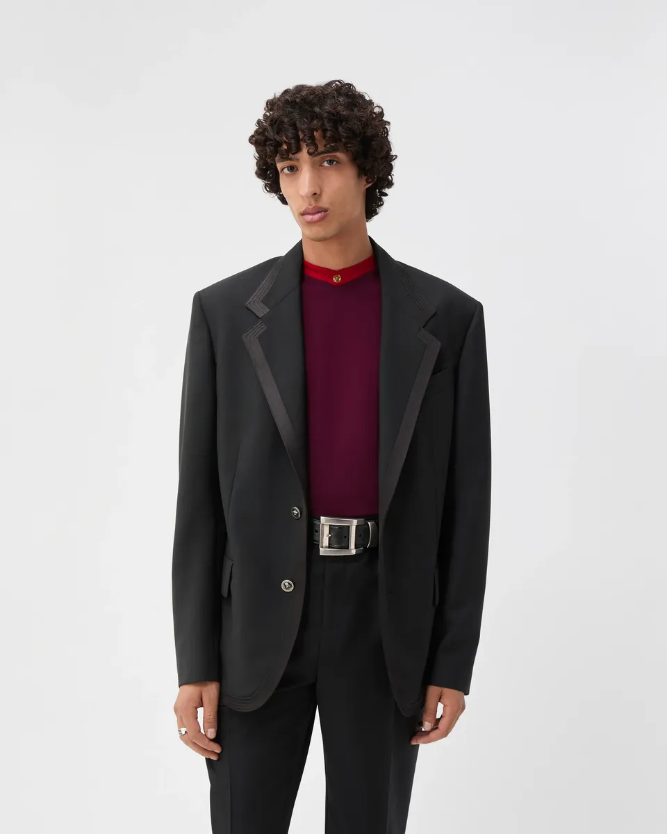 Versace Wool-Mohair Blazer | Thumbnail 2