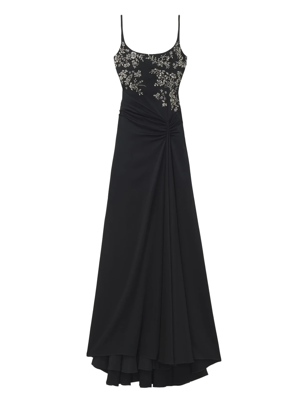 Alexander McQueen Floral Embroidery Evening Dress