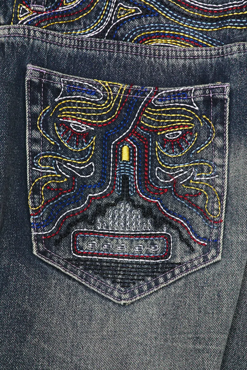 KidSuper Gemstone Eye Embroidery Jean | Thumbnail 7 KidSuper Gemstone Eye Embroidery Jean | Thumbnail 7
