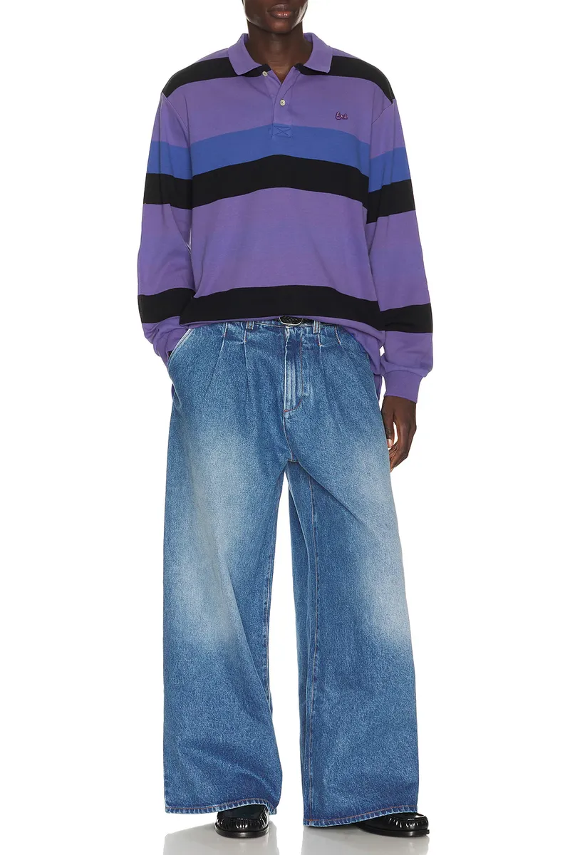 ERL Striped Rugby Long Sleeve Knit | Thumbnail 3