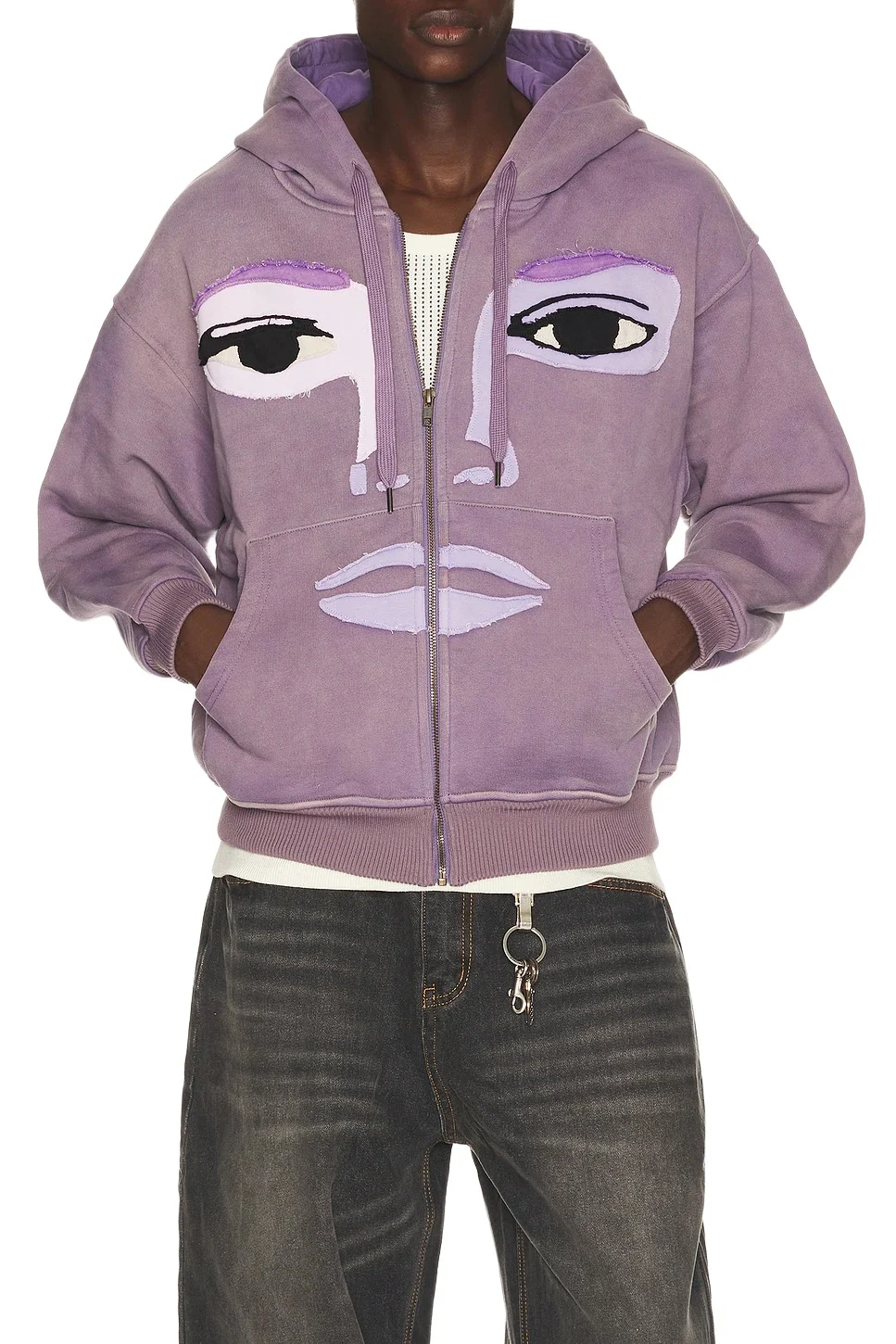 KidSuper Face Hoodie