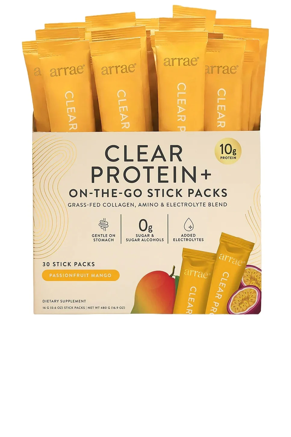 Arrae x Revolve Clear Protein+ Grass-Fed Protein & Electrolyte Blend