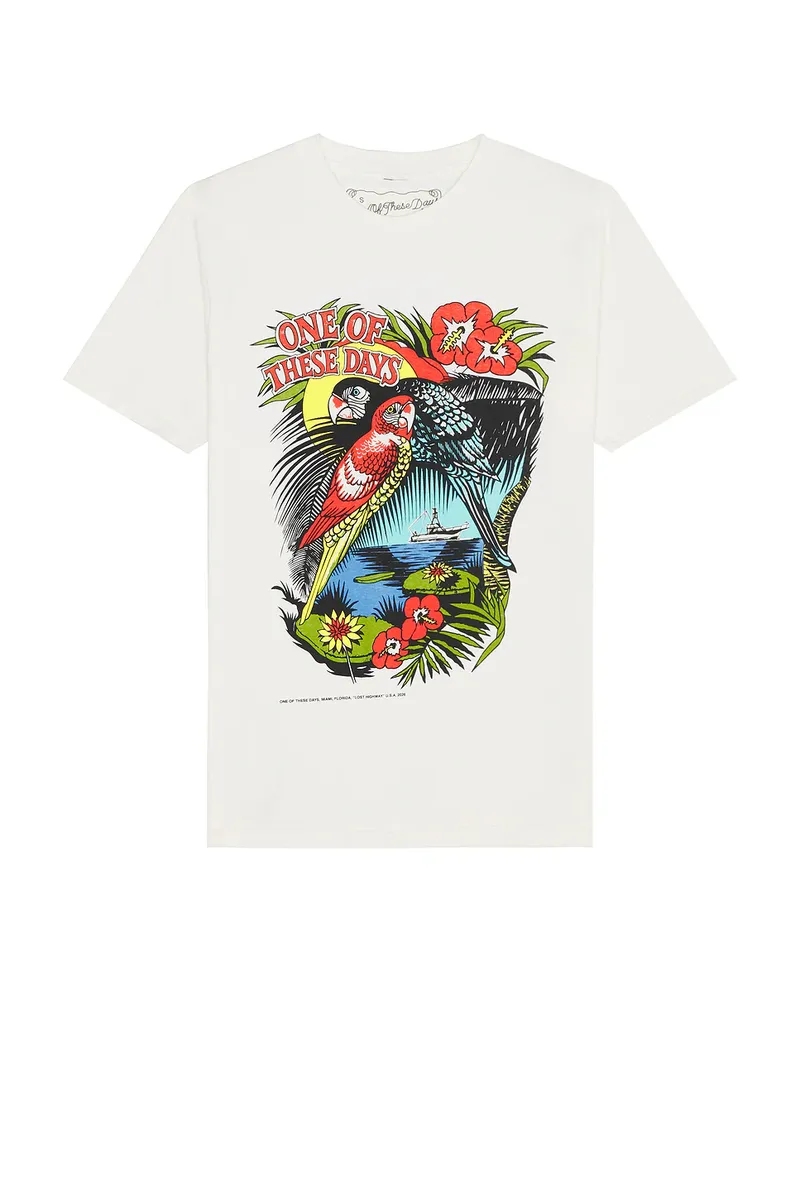 ONE OF THESE DAYS x REVOLVE x FWRD Miami Design 01 Tee | Thumbnail 4
