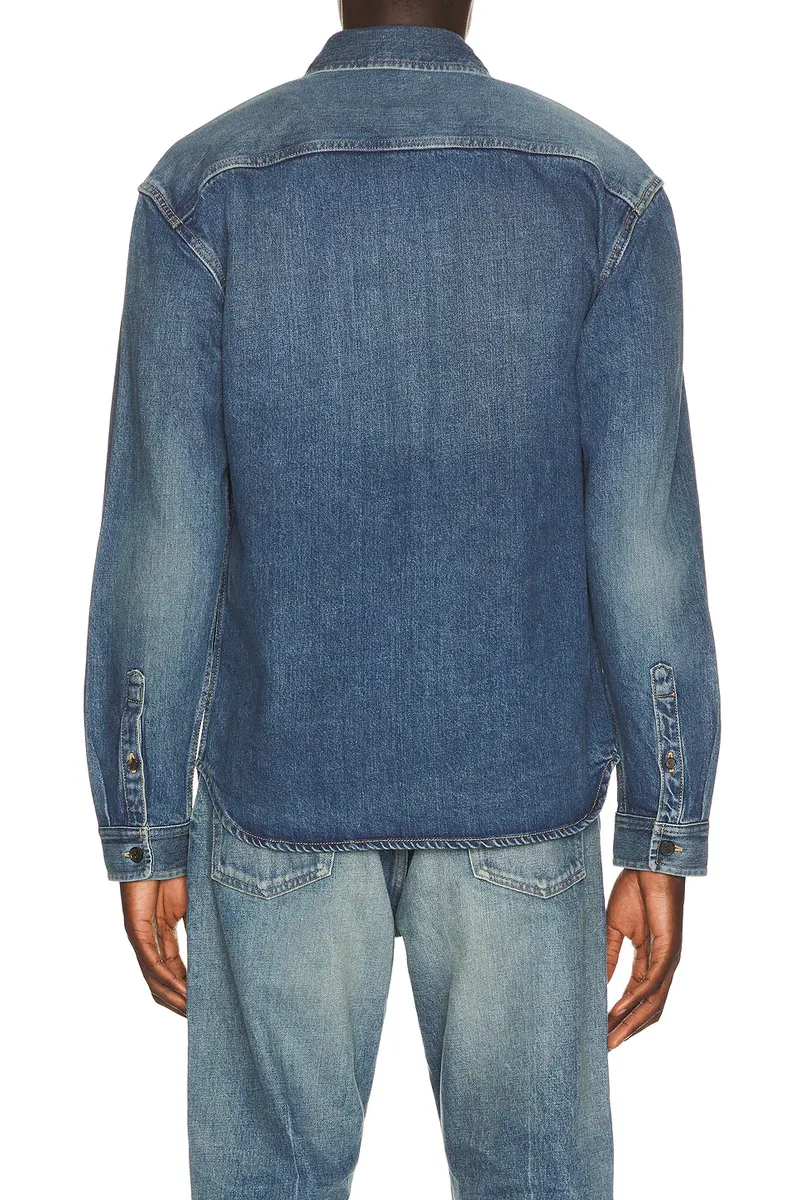 Saint Laurent Loose Single Pocket Cassandre Shirt | Thumbnail 2 Saint Laurent Loose Single Pocket Cassandre Shirt | Thumbnail 2