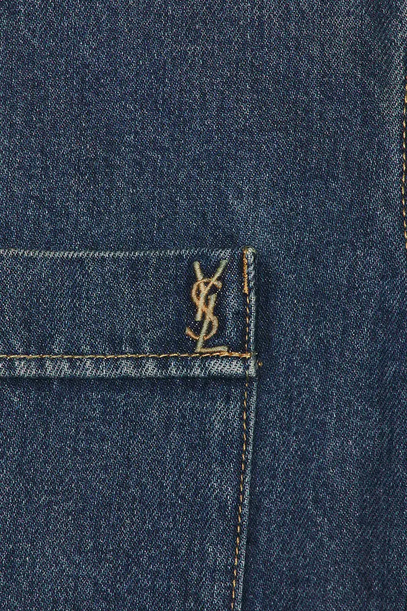 Saint Laurent Loose Single Pocket Cassandre Shirt | Thumbnail 5 Saint Laurent Loose Single Pocket Cassandre Shirt | Thumbnail 5