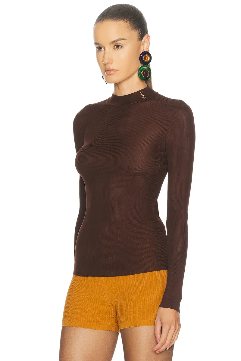 Saint Laurent Long Sleeve Top | Thumbnail 2