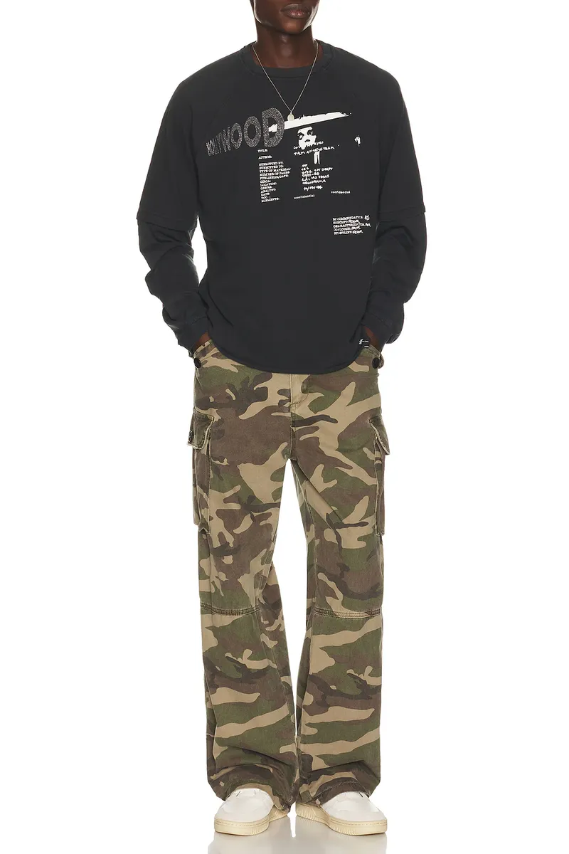 Palm Angels Neon Blvd Double Layer Long Sleeve | Thumbnail 3