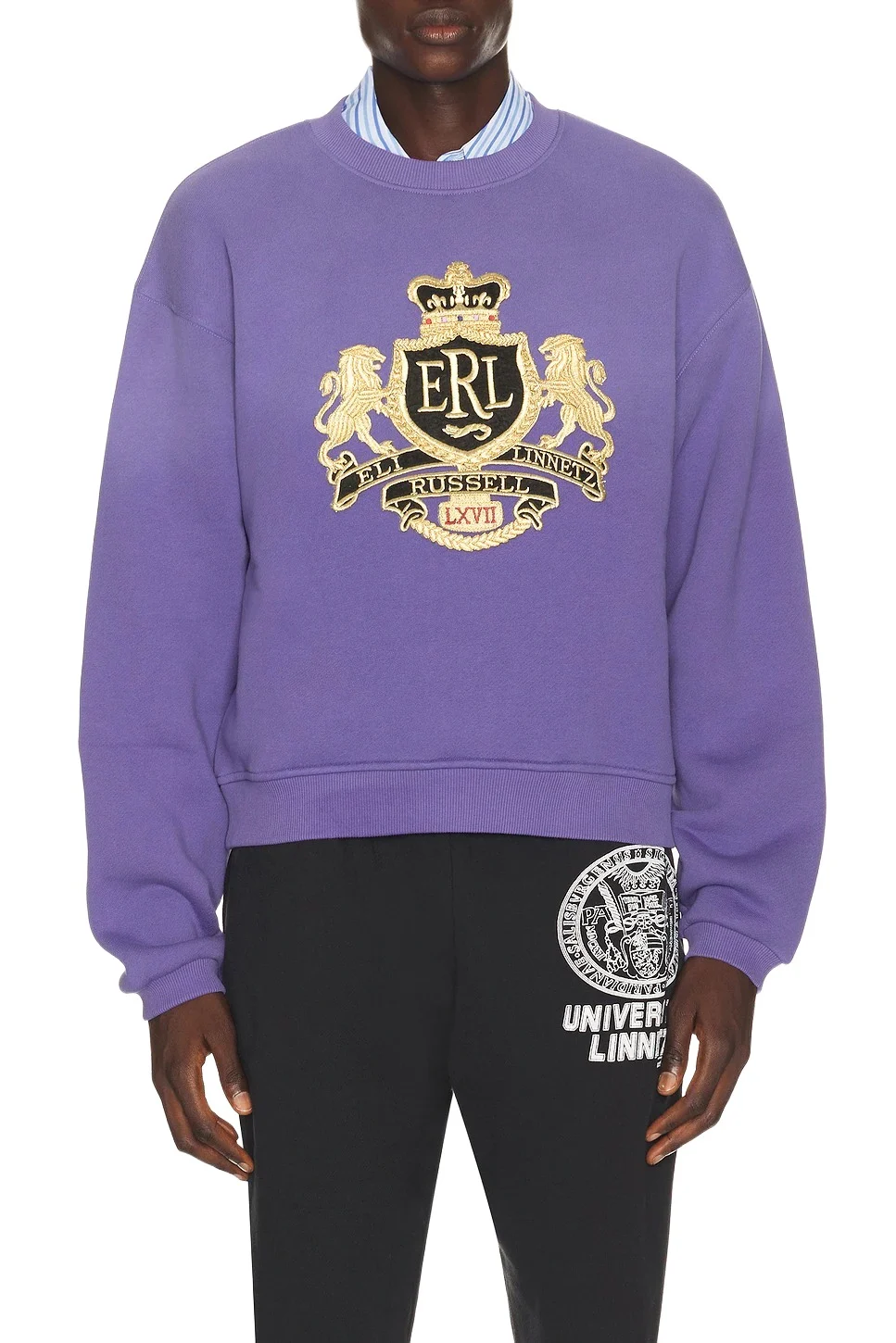 ERL Crest Crewneck Knit Sweater