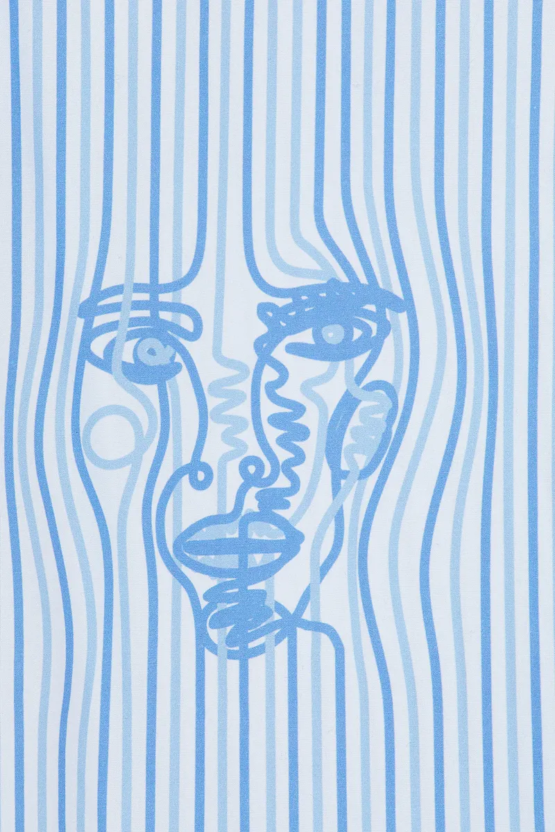 KidSuper Striped Face Button Up | Thumbnail 5 KidSuper Striped Face Button Up | Thumbnail 5
