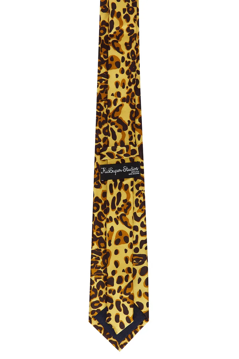 KidSuper Eye Leopard Print Tie | Thumbnail 2 KidSuper Eye Leopard Print Tie | Thumbnail 2