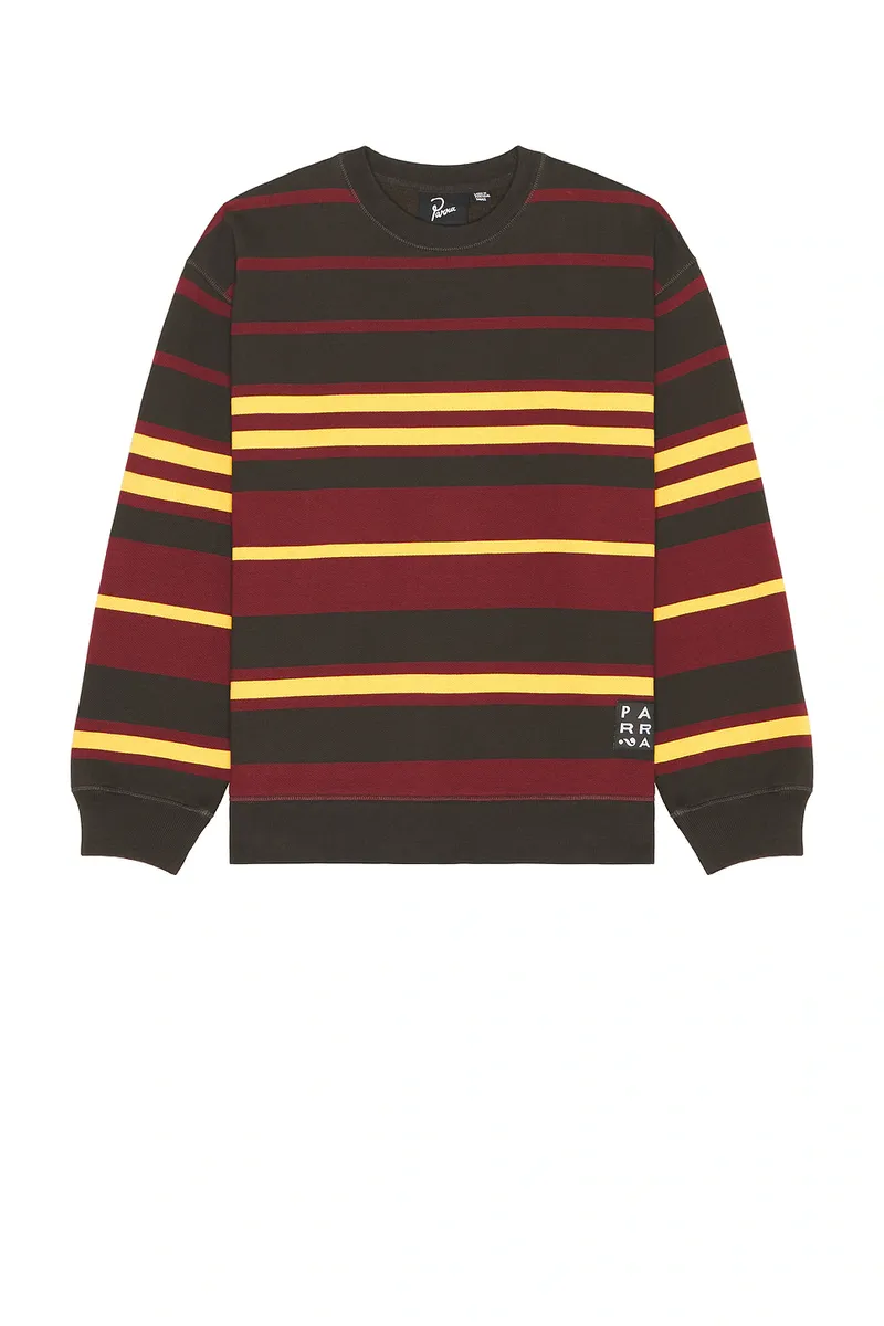 By Parra Sweatstriped Crew Neck Sweatshirt | Thumbnail 4 By Parra Sweatstriped Crew Neck Sweatshirt | Thumbnail 4