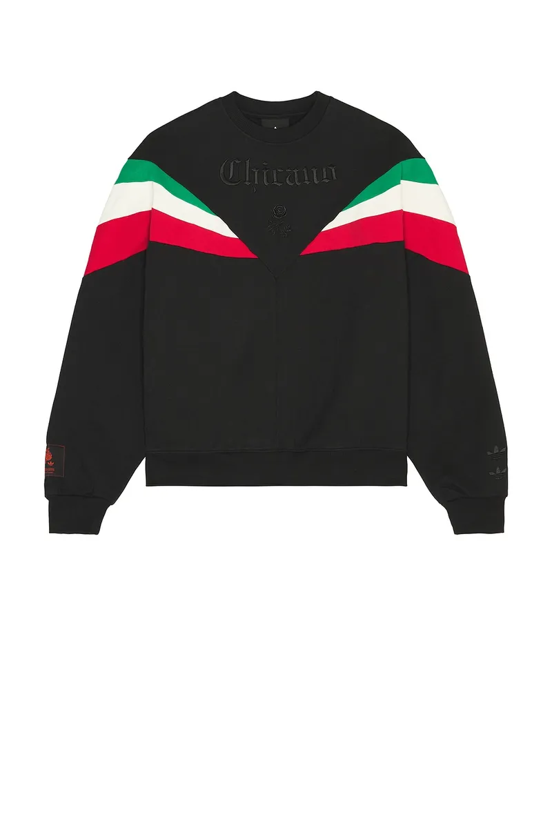 adidas Originals x Willy Chavarria Chicano Fleece Crewneck | Thumbnail 5 adidas Originals x Willy Chavarria Chicano Fleece Crewneck | Thumbnail 5