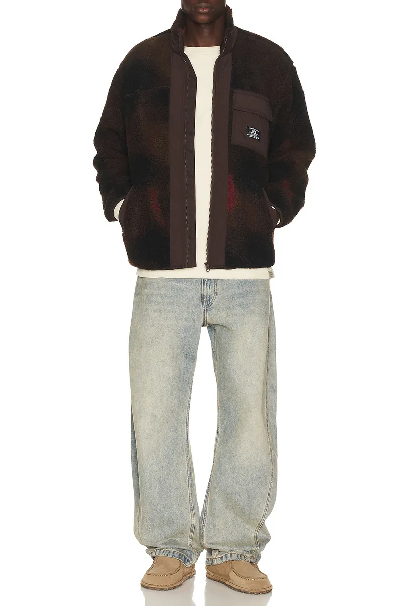 Alpha Industries Houston Relaxed Fit Sherpa Jacket | Thumbnail 3 Alpha Industries Houston Relaxed Fit Sherpa Jacket | Thumbnail 3