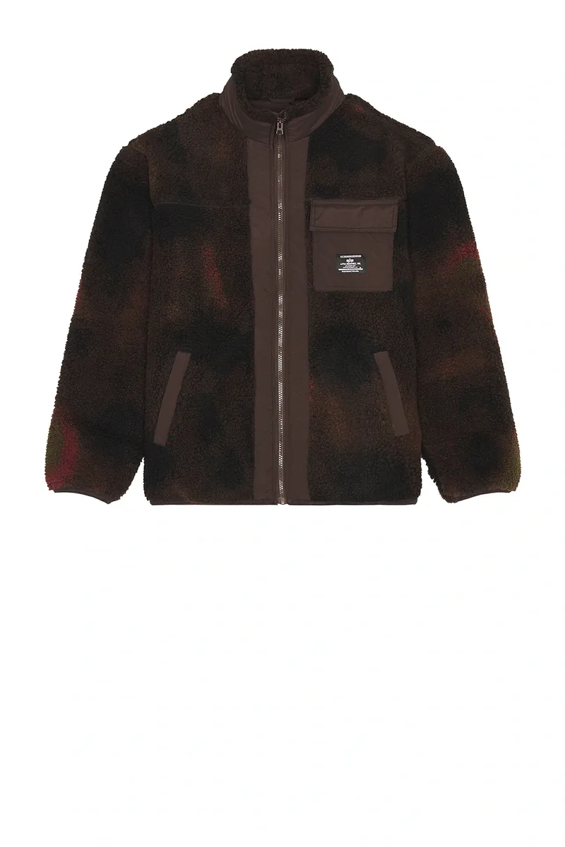 Alpha Industries Houston Relaxed Fit Sherpa Jacket | Thumbnail 4 Alpha Industries Houston Relaxed Fit Sherpa Jacket | Thumbnail 4