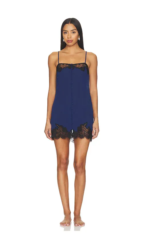 Fleur du Mal Juliet Lace Button Slip Dress | Thumbnail 2