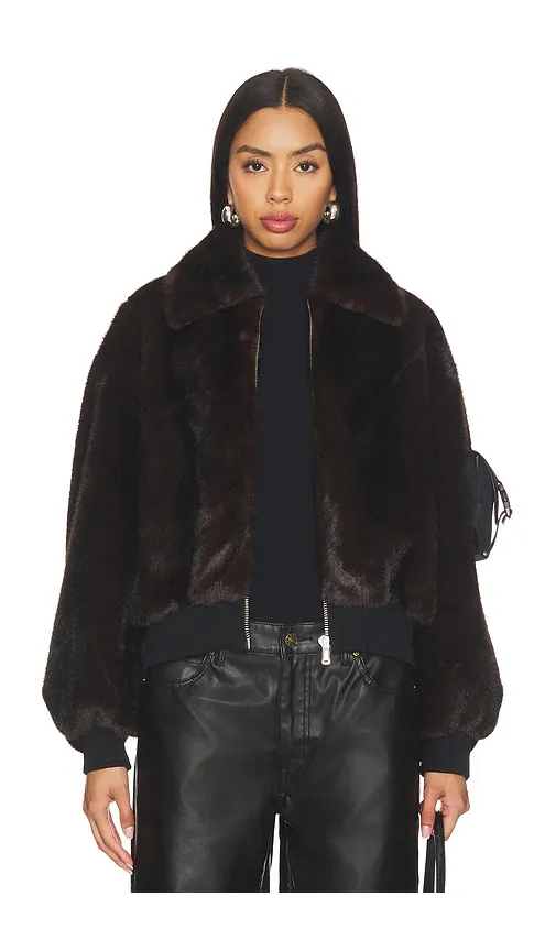 Coperni Faux Fur Bomber Jacket | Thumbnail 2 Coperni Faux Fur Bomber Jacket | Thumbnail 2