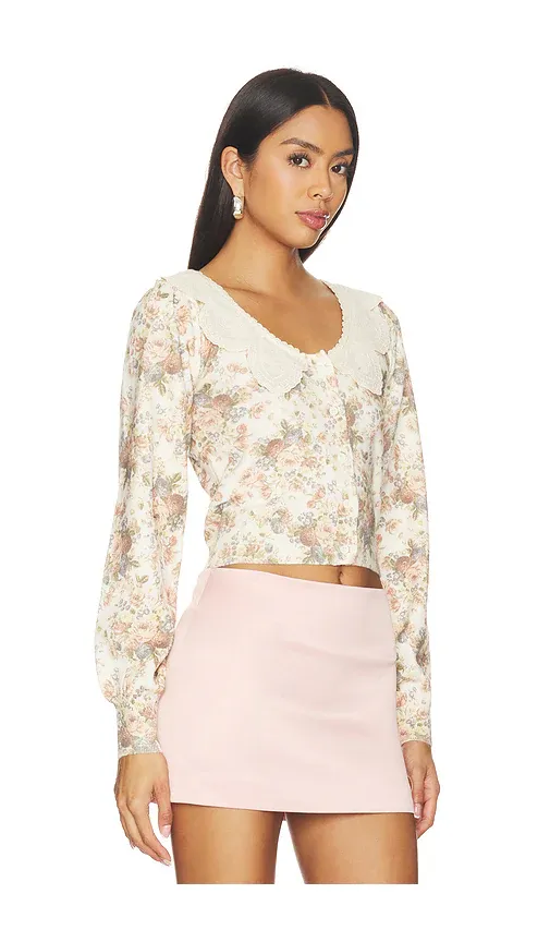 For Love & Lemons Frontier Floral Sweater | Thumbnail 2
