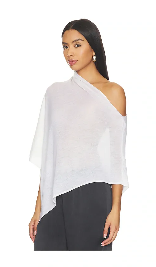 ENZA COSTA Tissue Cashmere Poncho | Thumbnail 2