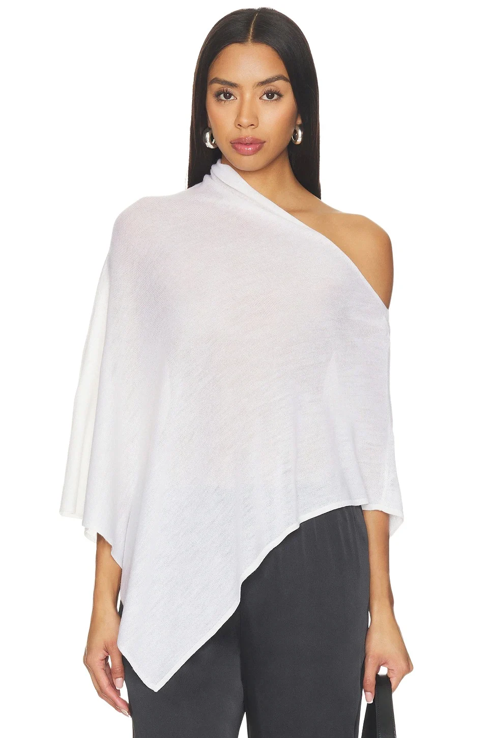 ENZA COSTA Tissue Cashmere Poncho